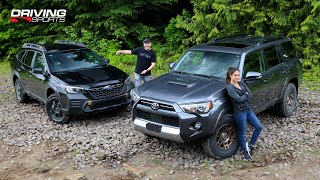 2022 Subaru Outback Wilderness vs Toyota 4Runner TRD OffRoad Trail Test [upl. by Gnehp]