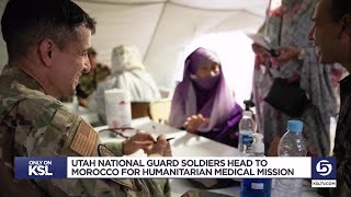 Utah National Guard soldiers on humanitarian medical mission to Morocco [upl. by Gareth]