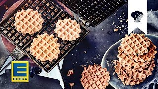 Zimtwaffeln Rezept I Knusprige Waffeln mit Zimt und Ahornsirup I EDEKA [upl. by Ayotal]