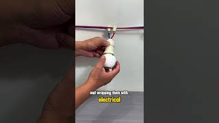 To install a wirelesscontrolled light bulb electrian electricaltech [upl. by Alvar]