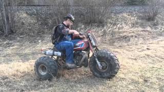 Custom Honda ATC200 with 250 two stroke engine [upl. by Donahue575]