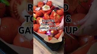 ROASTED TOMATO SOUP WITH GARLIC AND GRILLED CHEESE SANDWICH Viralshorts food recipe [upl. by Allayne]