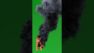 Realistic fire and smoke green screen effect part 02 greenscreen greenscreenvideo [upl. by Ravaj896]