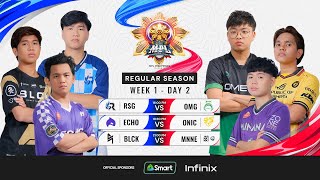 🔴REBROADCAST  MPL PH S13  ENGLISHWeek1 Day 2 [upl. by Malinde]