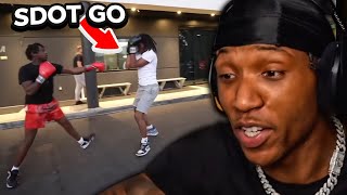 Silky Reacts To Buba100x Boxing Sweepers Drill Rappers In The Hood Ft Sdot G X Jay Hound X NazGPG [upl. by Cohbath]