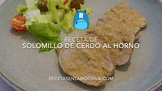 Receta de solomillo de cerdo al horno [upl. by Jeu]