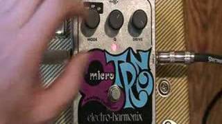 Tommy Kessler  EHX Micro QTron amp Little Big Muff Demo [upl. by Nylemaj]