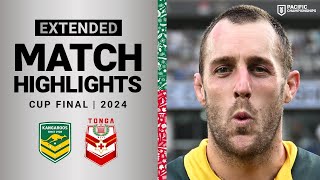 Pacific Championships 2024  Australia vs Tonga XIII  Extended Match Highlights [upl. by Burney]