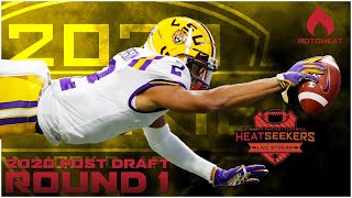 2020 Dynasty Fantasy Football Rookie Mock Draft  Round 1 [upl. by Lienahs]