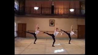 Vaganova Ballet Academy Adagio class BYBregvadze 2002 Moskvito Lobukhin Garon [upl. by Anaek]