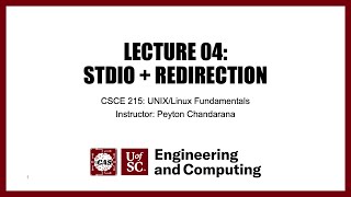 Lecture 04 STDIO and Redirection  Spring 2023 [upl. by Ojimmas797]