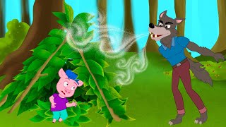 Three Little Pigs 2  Wolf Stories  Bedtime Stories for Kids  Fairy Tales [upl. by Harmon444]