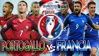 Portogallo vs Francia  UEFA EURO 2016 FINAL Stade de France 110716 [upl. by Paco]