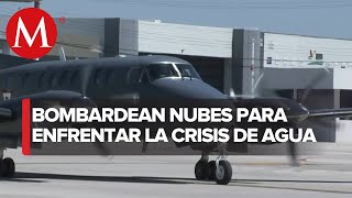 Avión quotKing Airquot realiza bombardeo de nubes en Monterrey [upl. by Reggis792]