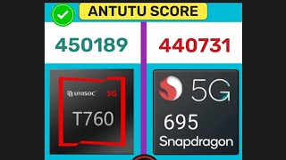 Unisoc T760 5G vs Snapdragon 695 5G  Processor Compare  HMD Crest [upl. by Elboa55]