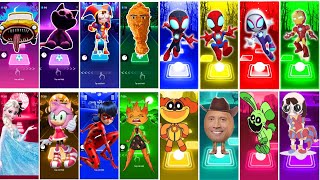 Tiles Hop Gegagedigedagedago  Poppy Play Time  Spidey  POMNI  Sonic [upl. by Ytok]