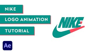 Nike Logo Animation Tutorial FREE After Effects Project File [upl. by Buchheim]