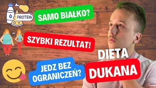 Dieta DUKANA czy warto OKIEM DIETETYKA  schudnij bez diety [upl. by Repsaj]