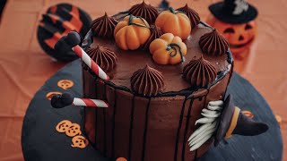 RECETTE GATEAU CHOCOLAT MOELLEUX POUR HALLOWEEN [upl. by Wadsworth385]