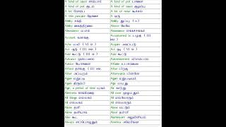 English basic Vocabulary tamillearning learn english vocabulary educational [upl. by Adniled598]