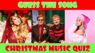 Christmas Songs Music Quiz [upl. by Heinrike]