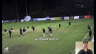 Backs Catch Pass Drill [upl. by Wini789]