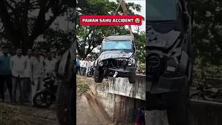 Pawan sahu Thar Accident 😭😨 l ytshorts shorts thar [upl. by Ydisac149]