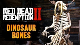 Red Dead Redemption 2  All Dinosaur Bones Locations Guide [upl. by Burkhard]