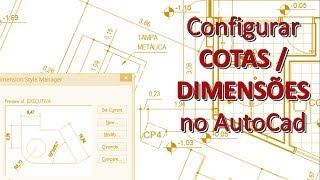 Como configurar cotas no AutoCAD de forma fácil e rápida [upl. by Angelle225]