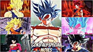 GOKU DAY SPECIAL ALL GOKU SPECIAL MOVES UPTO APRIL 2024 🔥 IN DRAGON BALL LEGENDS [upl. by Anaidni]