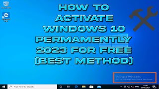 How to Activate Windows 10 Permamently 2023 for free best method [upl. by Giulietta]