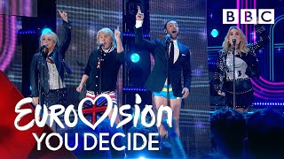 Måns Zelmerlöw recreates the UKs greatest Eurovision moments  BBC [upl. by Immak141]