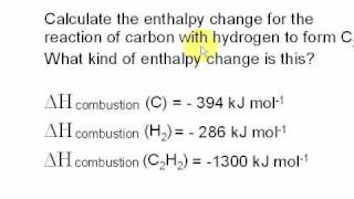 4 Hess Cycle using Combustion Enthalpies [upl. by Yevreh486]