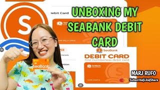 UNBOXING SEABANK DEBIT CARD  DIGITAL BANKING [upl. by Ohs]