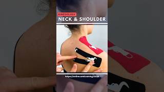 KTaping for Neck and Shoulder Pain Relief and Rehabilitation kinesiology osteopathy neckpain [upl. by Milissa]