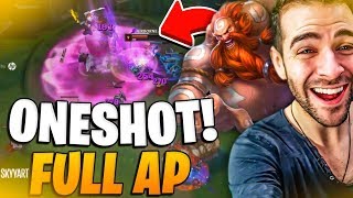 🔥GRAGAS FULL AP ONESHOT Cest FUN  Skyyart LoL 2019 [upl. by Lodnar335]