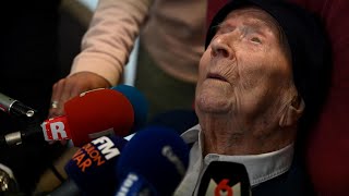 118YearOld Lucile Randon is Now the World’s Oldest Person [upl. by Ssecnirp]