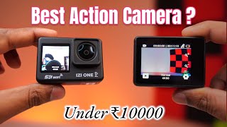 Best Action Camera under ₹10000 in 2023  IZI ONE Action Camera Review  Tamil [upl. by Atinnek]