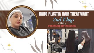 Nanoplastia Hair Treatment Vlogs  Nanoplastia  Hair  treatment Process [upl. by Anilak394]