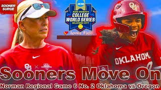 OU Softball Sooners Defeat Ducks to Win Regional [upl. by Sherourd]