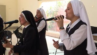 Rock and roll nuns hope to make the pope dance in Panama [upl. by Cortney]