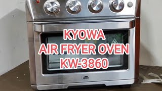 KYOWA AIR FRYER OVEN KW3860  UNBOXING [upl. by Surazal]