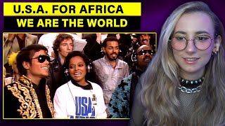 SINGER REACTS  USA For Africa  We Are the World  Bassist Musician Reaction [upl. by Ayote]