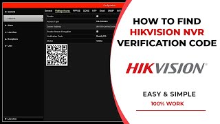 Hikvision NVR Verification Code [upl. by Osmund]