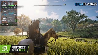 Assassins Creed Valhalla GTX 1650  i5 4460 1080p [upl. by Gusba]