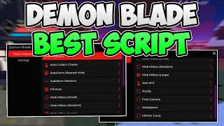 🌸UPDDemon Blade Script Gui FAST Auto Farm  Chests Kill Aura amp More  2024 PASTEBIN [upl. by Rahmann64]