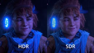 Horizon Zero Dawn HDR vs SDR Comparison PC [upl. by Ile]