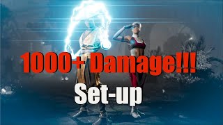 MK1 Raiden amp Sonya Advanced Combos amp Setups Over 1000 DAMAGE [upl. by Mccarty]