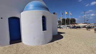 Agios Nikolaos Church On The Beach Pernera Cyprus [upl. by Thurlow489]