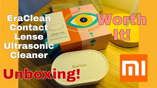 Unboxing EraClean Contact Lense Ultrasonic Cleaner from Xiaomi  Philippines [upl. by Rabah]